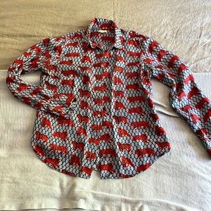 J Crew Collection silk blouse